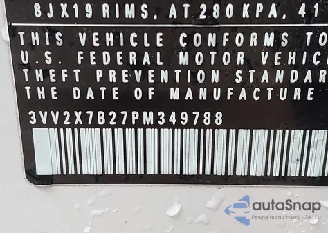 2023 Volkswagen Taos 1.5T Sel from USA, damaged, VIN 3VV2X7B27PM349788